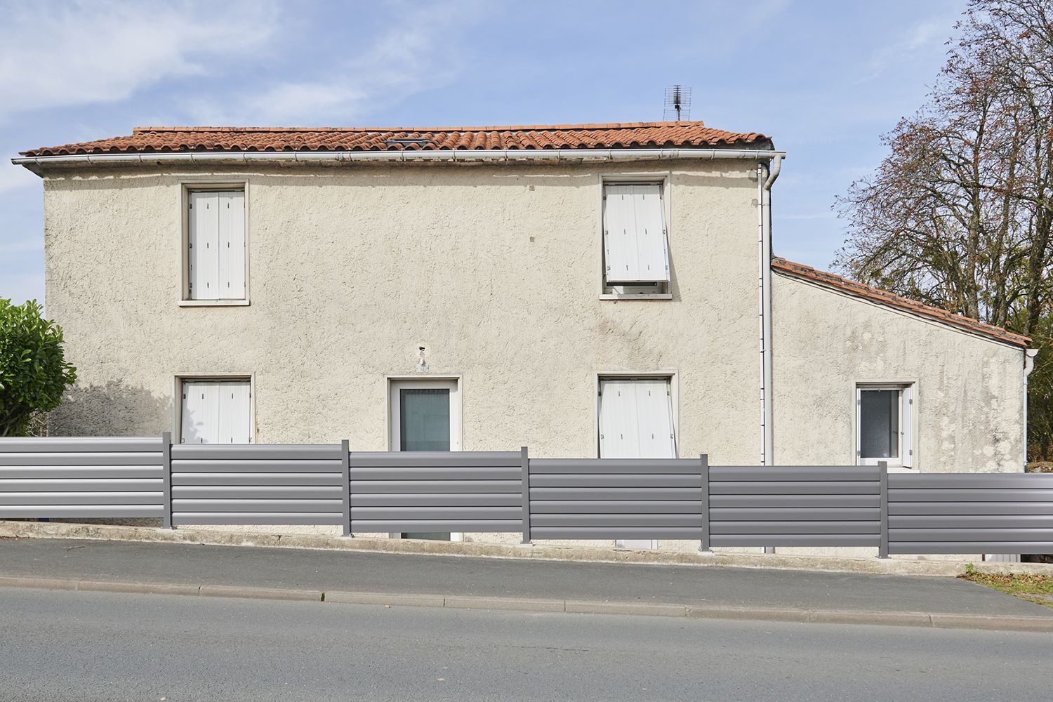 Clôture Diablo en aluminium recyclable résistante et design