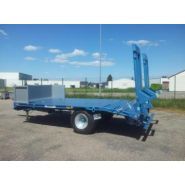 Remorque agricole RP7 avec rampes de chargement hydrauliques