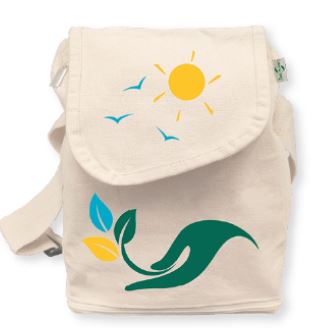 Sac écologique 100 % coton naturel recyclé 280 g/m² - doublure RPET - 28H x 24L x 10P cm_1