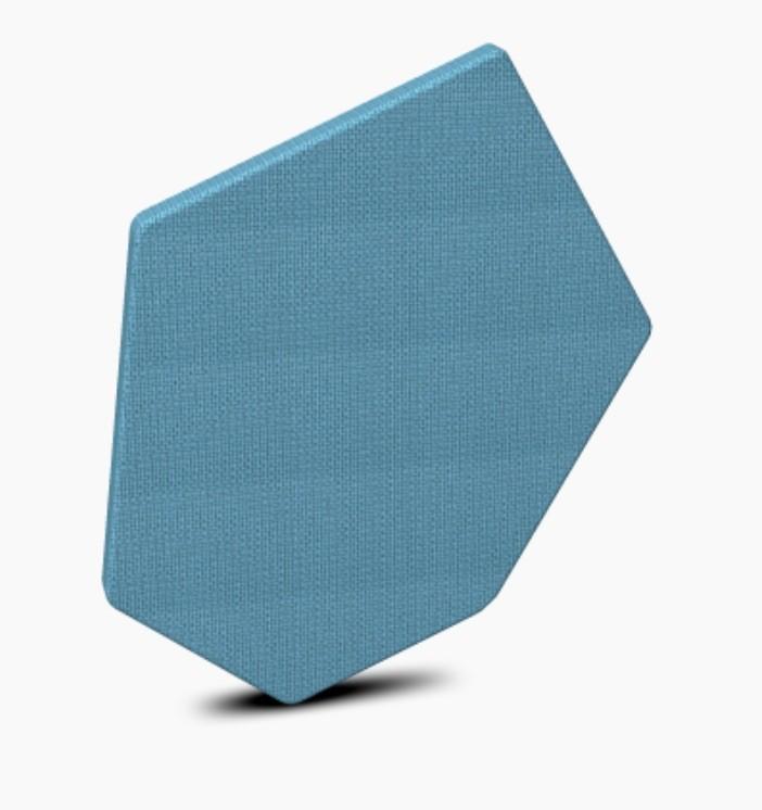 Dalle acoustique Bazalto - MDD - Bleu clair, 65 mm_1