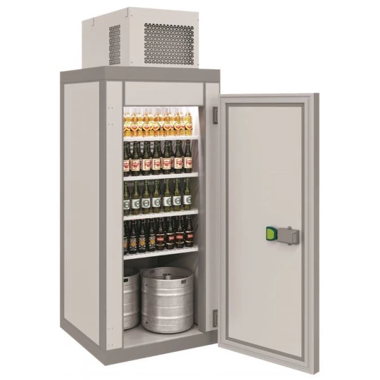 Petite chambre froide positive - Iceshop - Groupe froid monobloc - 1,44m³ - R 404 A - Température <-18°C_1