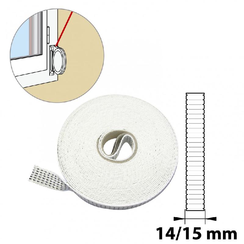 Sangle d'arrimage en polyester brut - 5500 mm de hauteur x 14 mm de largeur x 2 mm d'épaisseur_1