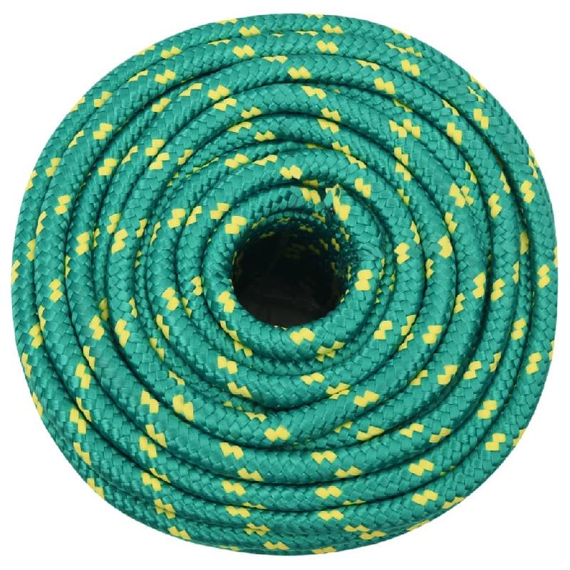 Vidaxl corde de bateau vert 14 mm 250 m polypropylène 152730_1