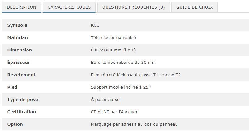 29986 - Panneau de chantier KC1 mobile - Virages - Dimensions 600 x 800 mm - Rétroréfléchissant classe T1 ou T2_1