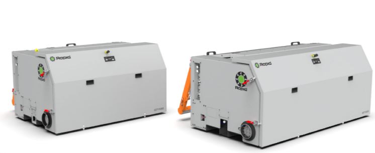 Broyeurs à Couteaux pré-ajustables pour le broyage en ligne des squelettes de thermoformage - Série GT1100 et GT1600_1