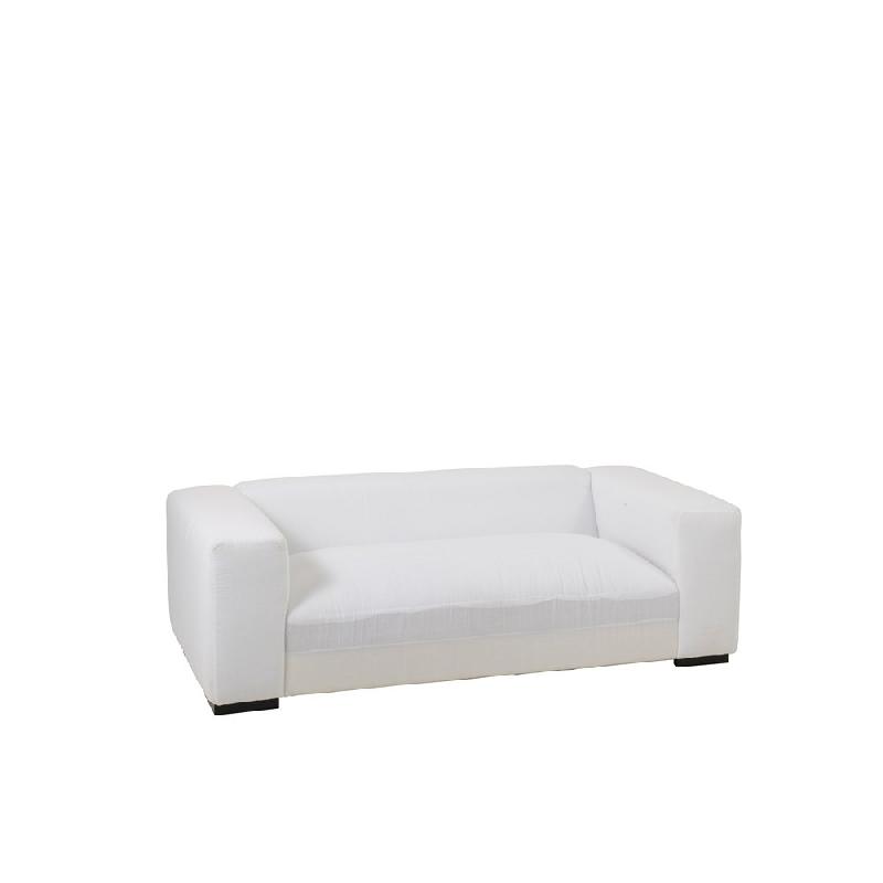 Canapé design LITA - 5 coussins blancs - Luxueux et confortable_1