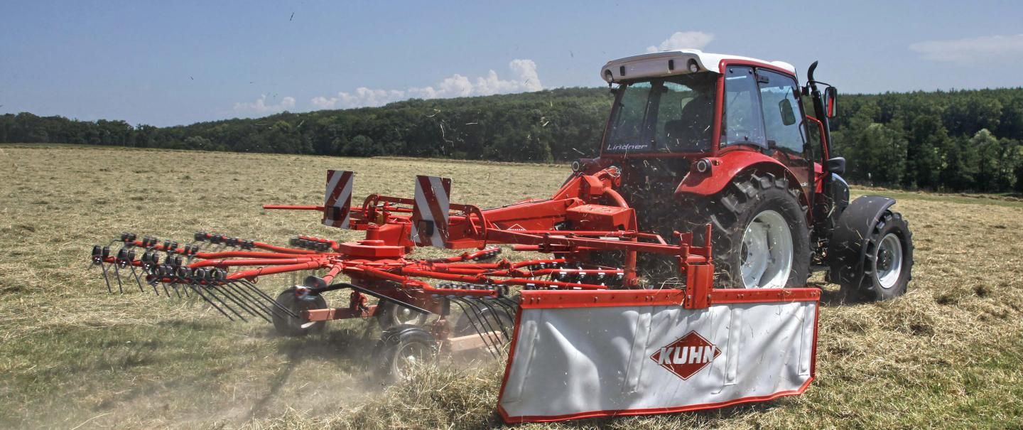 Équipement agricole Kuhn pour andainage intensif