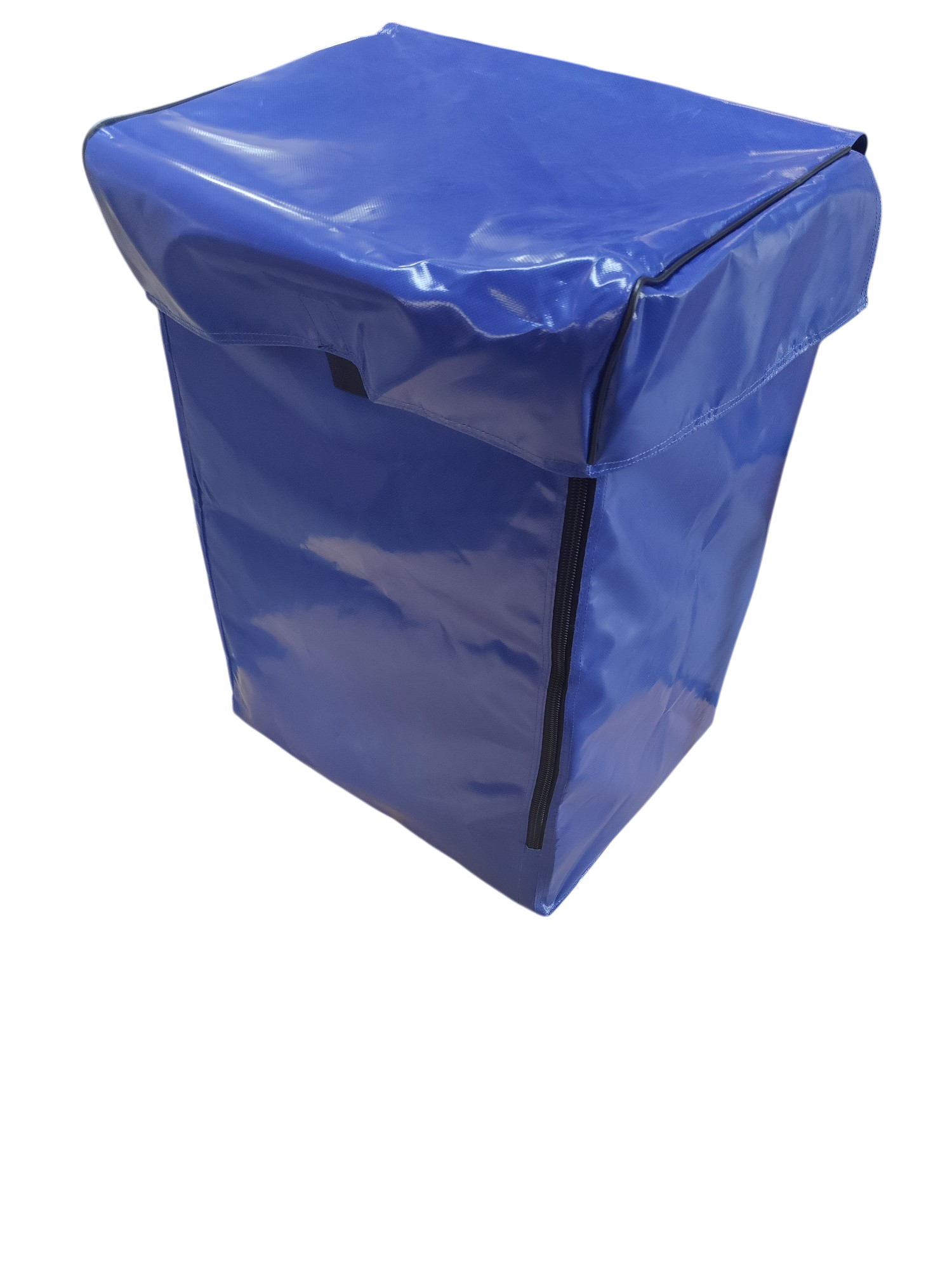 Housse pour chariot pliable distribution publicité 2 piles - PVC imperméable - Référence : HOUSSE TR03_1