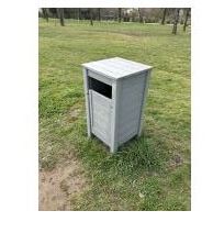 Poubelle publique 100L - 100% recyclée - PC100 - Résistante et imputrescible_1