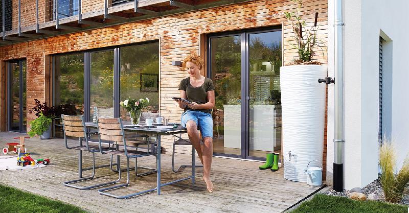 Réservoir Natura 2 en 1 - Artic - 350 L - Récupérateur d'eau de pluie_1