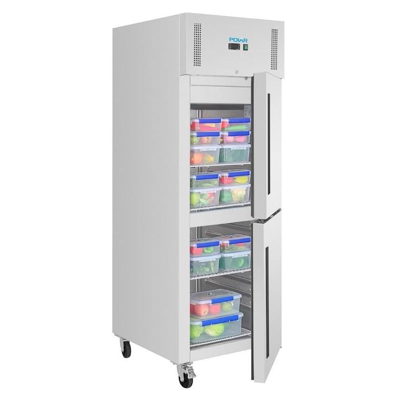 Armoire réfrigérée positive GN 2 portillons série G 600L PG052 Polar_1