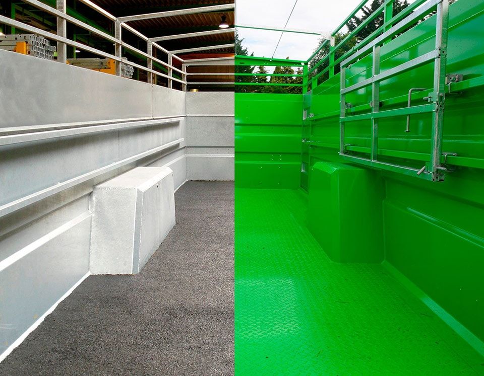 Betimax RDS - Remorque bétaillère Joskin - Longueur 5000 mm - Système ras-du-sol - Caisse peinte ou galvanisée_1