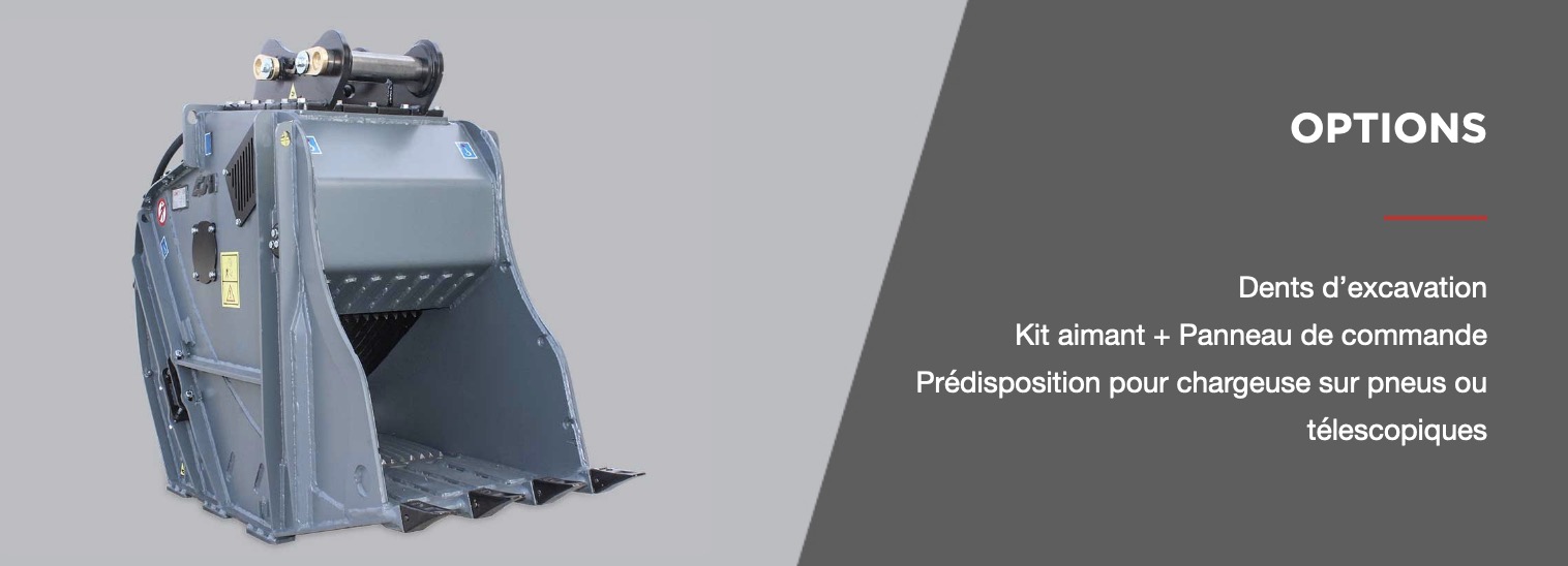 Godet concasseur CBF Power - adaptable pelles 7 à 45 tonnes - matériaux inertes_1