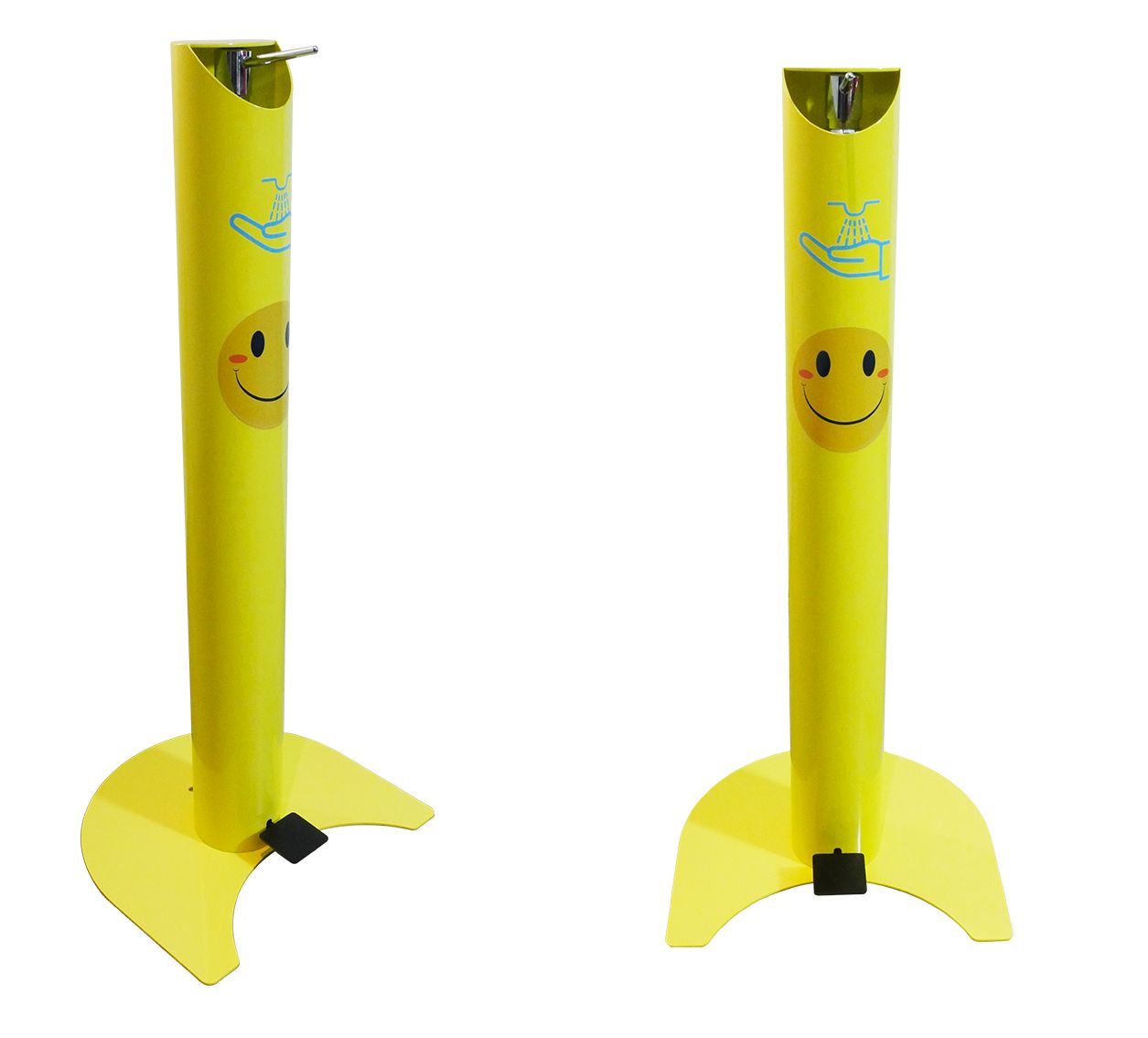 Borne avec pédale mécanique Curtis Kids - Elecom - 83,1 cm - Réservoir inox 3,70 L - Pompe à savon manuelle en acier inoxydable_1