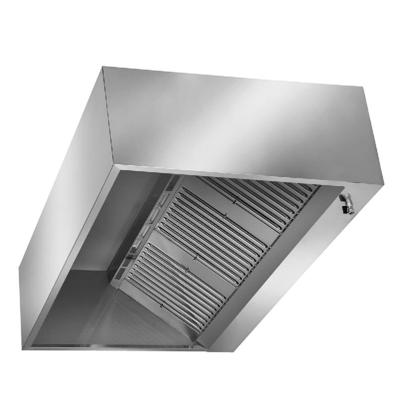 Hottes caisson inox statiques sans moteur - Profondeur 1400 mm - 5800_1