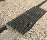 Rampe de franchissement en caoutchouc recyclé - RAMP C - ADS Equipements Eurl - pour bordures jusqu'à 110 mm_1