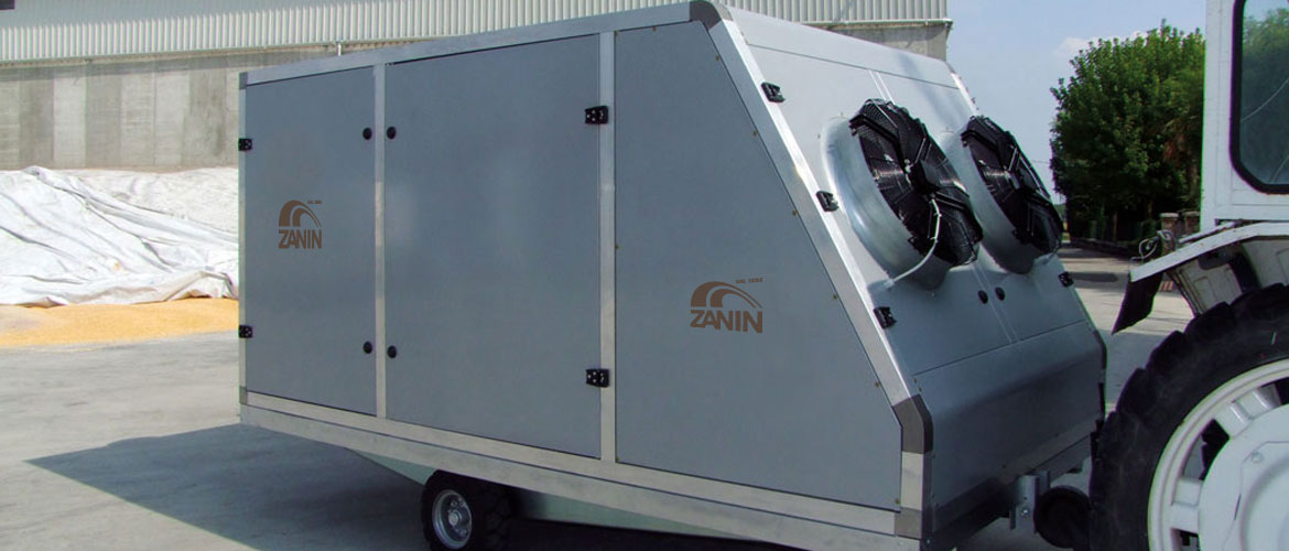Refroidisseur de céréales ZANIN - Équipement réfrigérant automatique avec ordinateur SIEMENS_1