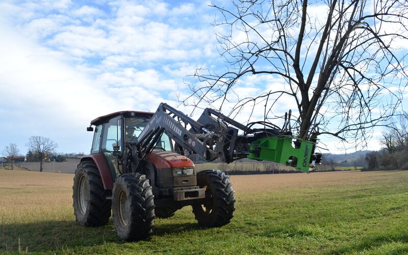 Grappin coupeur forestier bi200 light - omef-group srl - prise min du tronc 50 mm - ouverture de coupe 170 et 200 mm_1