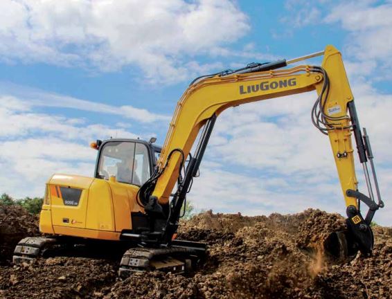 Mini-pelle à faible débattement arrière - Puissance nette 44kW - Liugong 9057 F ZTS_1