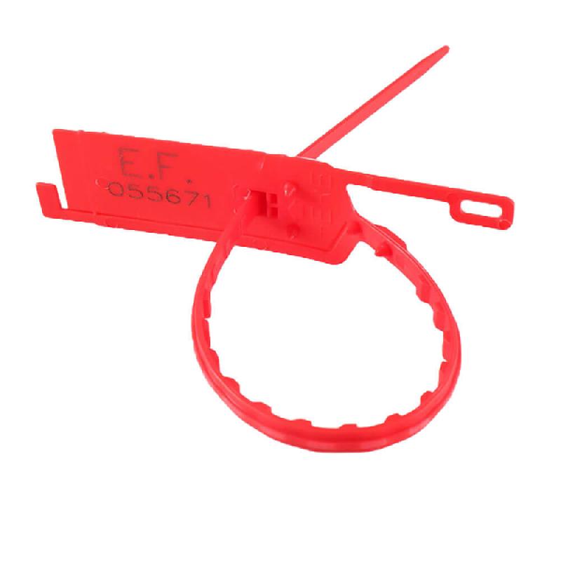 Scellé PP à tige crantée plate - Longueur 300 mm - Tige Ø6 mm - Rouge_1