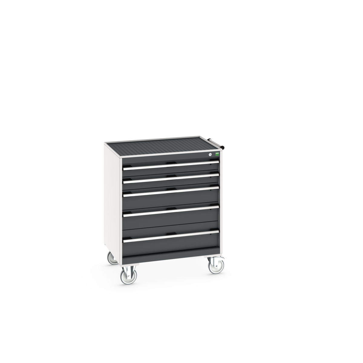 Armoire roulante Cubio SLR-868-5.1 - 5 tiroirs - 800x650x980 mm - Charge lourde_0
