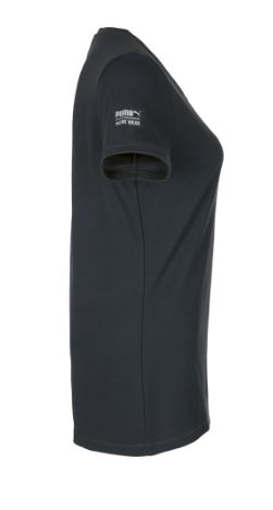 Tee-shirt à manches courtes pour femme - 55% coton, 45% polyester, 185g - PCL18F-XS - Anthracite - PUMA_1