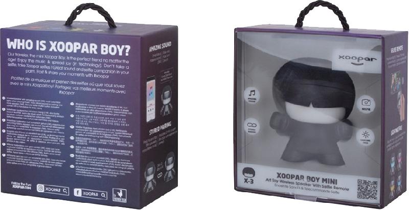 XOOPAR - Enceinte nomade Mini Xboy Metallic Noir - Bluetooth - 930540_1
