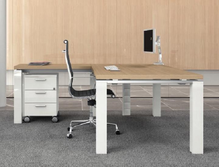 Bureau de direction modulable avec possibilité plateau en verre JET EVO - Ref : JS.2010.00_1