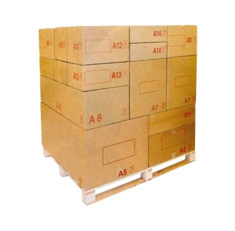 Carton simple cannelure - Norme Galia A - Résistant à l'humidité et aux chocs_1