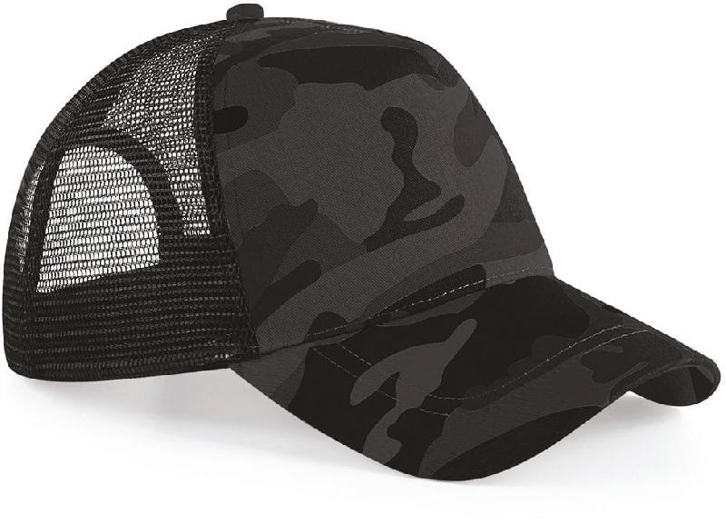 Casquette Snapback Camo - B694 - 5 panneaux, visière préformée, ajustable, motifs camouflage_1