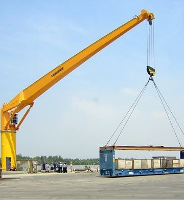 Grue portuaire fixe FCC-230 - Liebherr - Force de levage max 45t - Portée max 29m_1