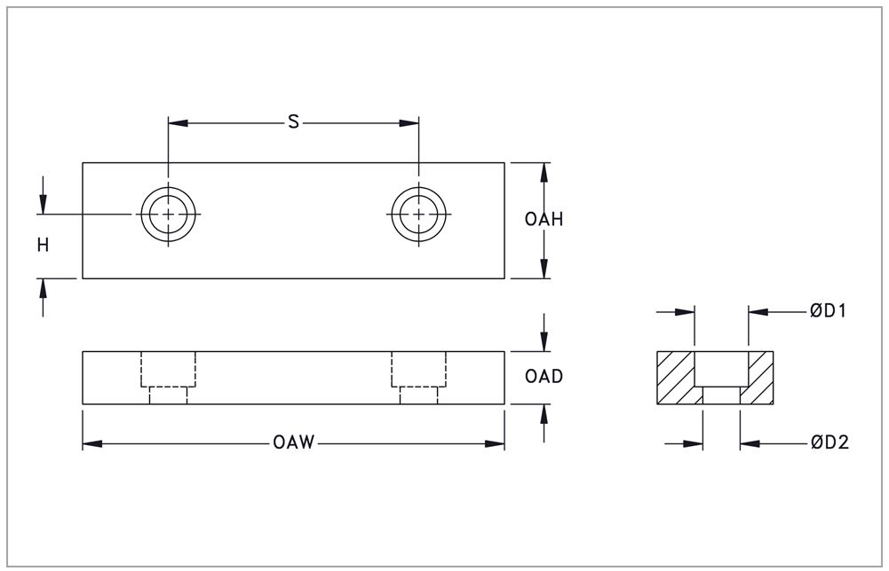 Lot de 6 mors d'étau usinables HAAS - Neuf_1