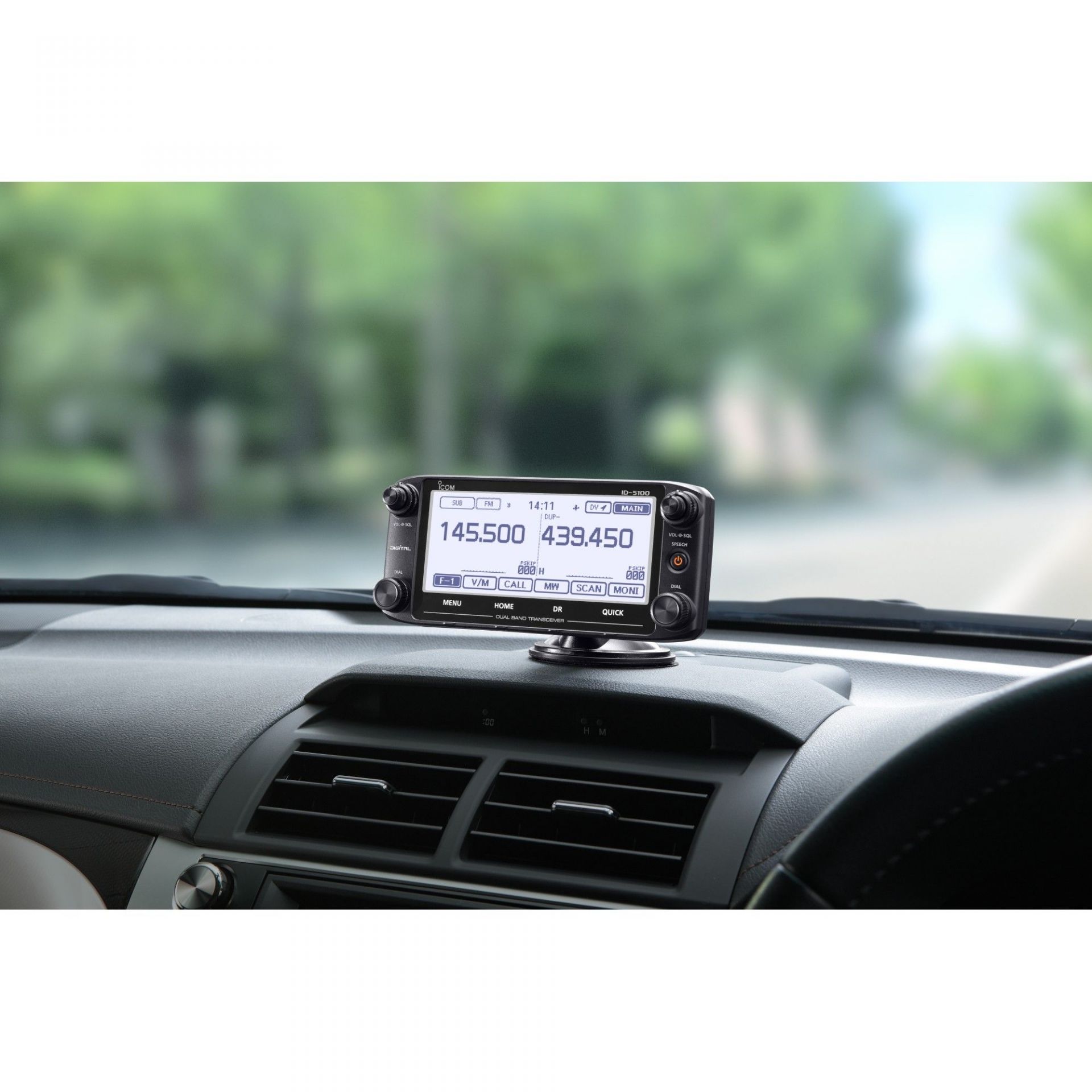 Appareil radioamateur ID-5100E avec 1000 canaux et 50W de puissance