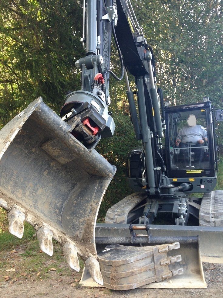 Roto-one rb120, solution de rotation pour pelles hydrauliques