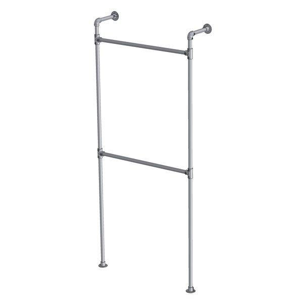 Structure Urban L104xP27,5xH243cm double penderie - tube Ø34,5mm - métal mat - système d'agencement tubulaire_1
