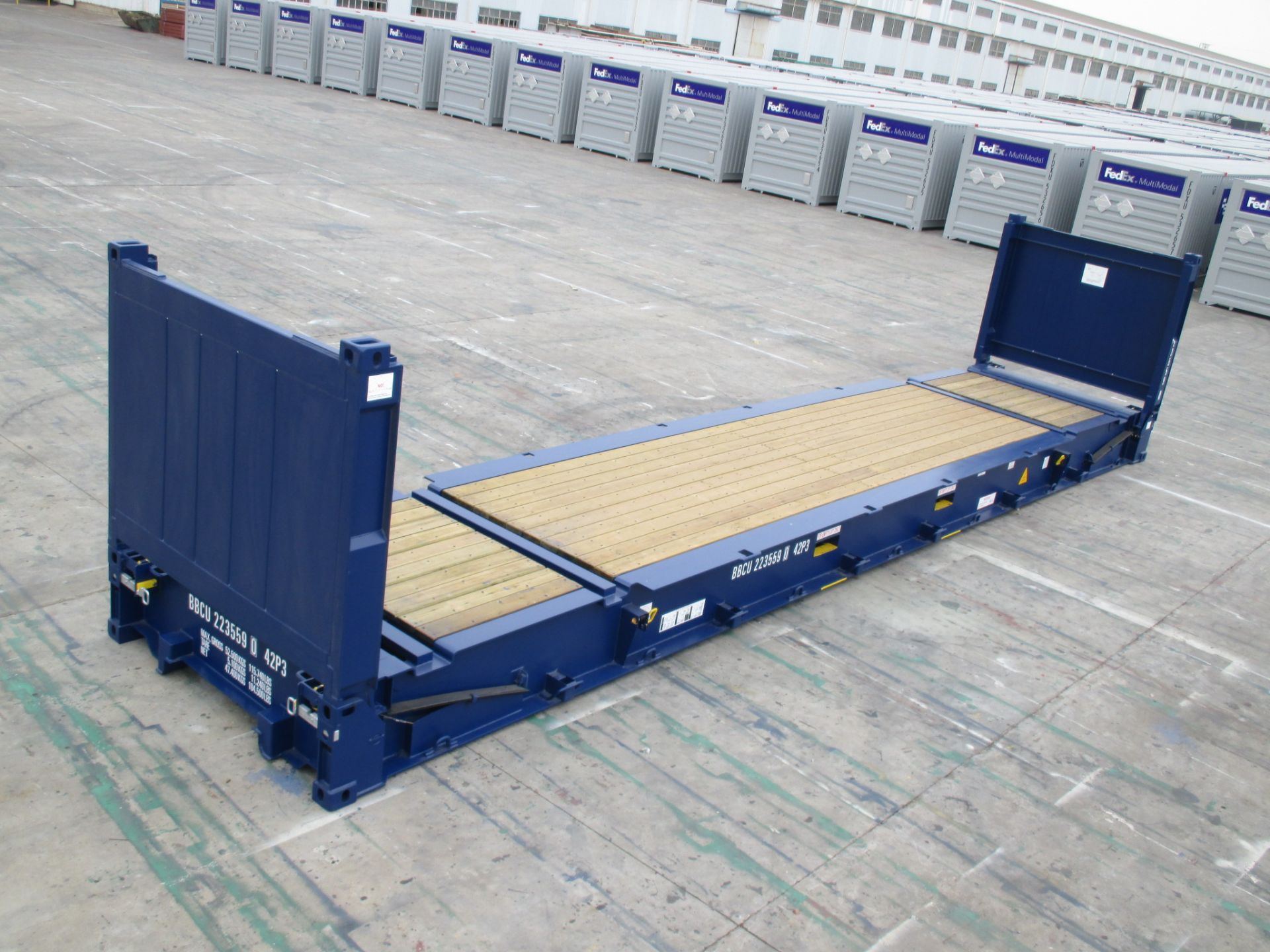 Container 40 pieds flat rack_0