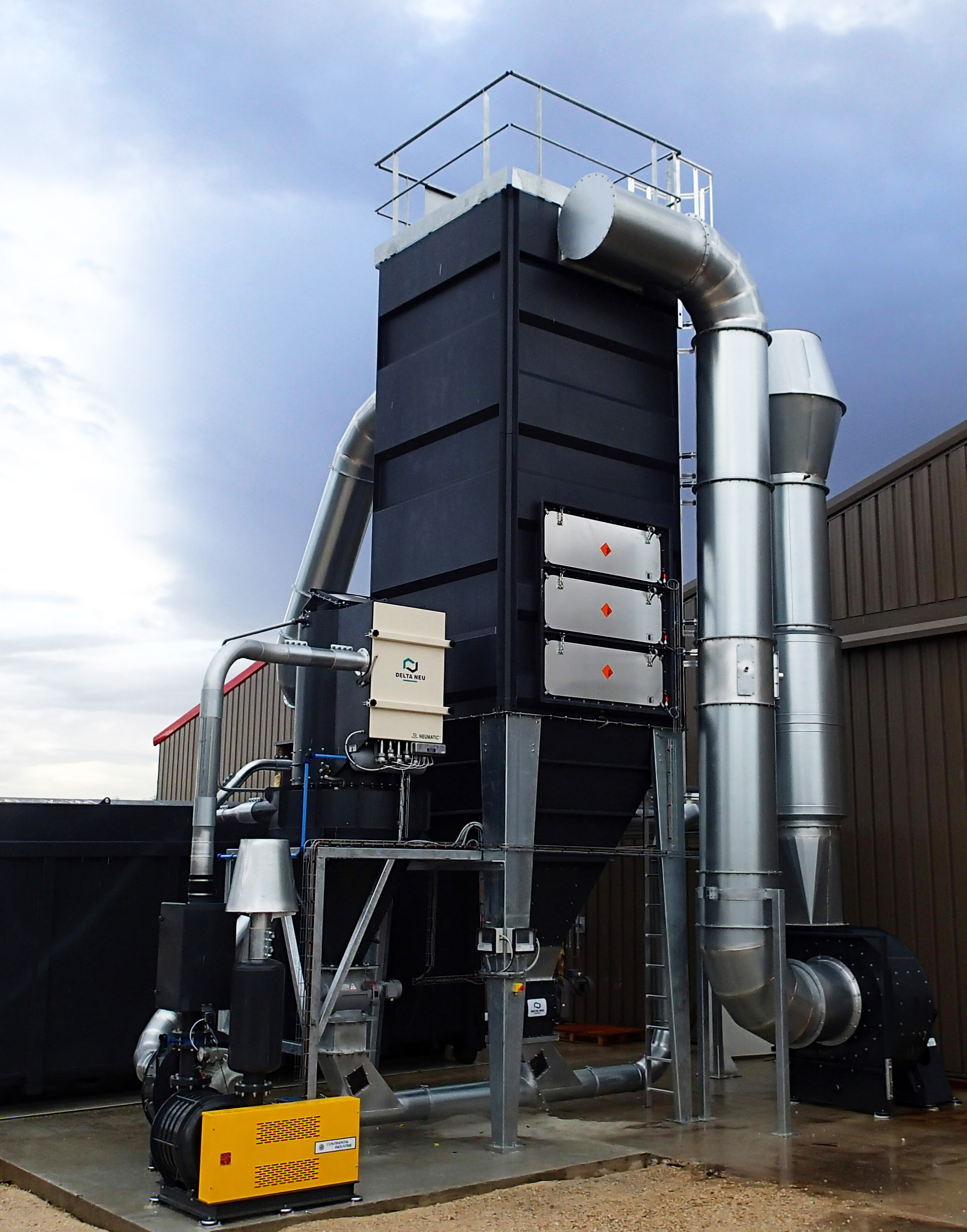 Dépoussiéreur à manches verticales ou à poches filtrantes horizontales - Separobois® M/ P_1