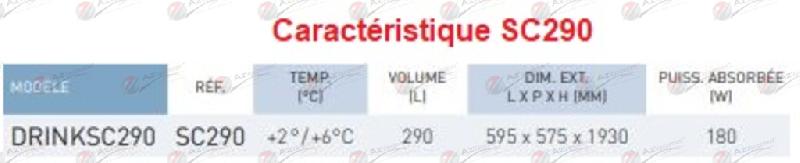 Drinksc290 - Armoire vitrée réfrigérante ventilée avec éclairage et étagères réglables - ISOCTECH_1