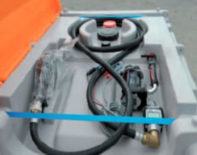 Remorque distributeur de gasoil A.D.R. - 1 essieu non freiné de 750 kg - ECIM - DG ADR 750 SF avec réservoir de 430L_1