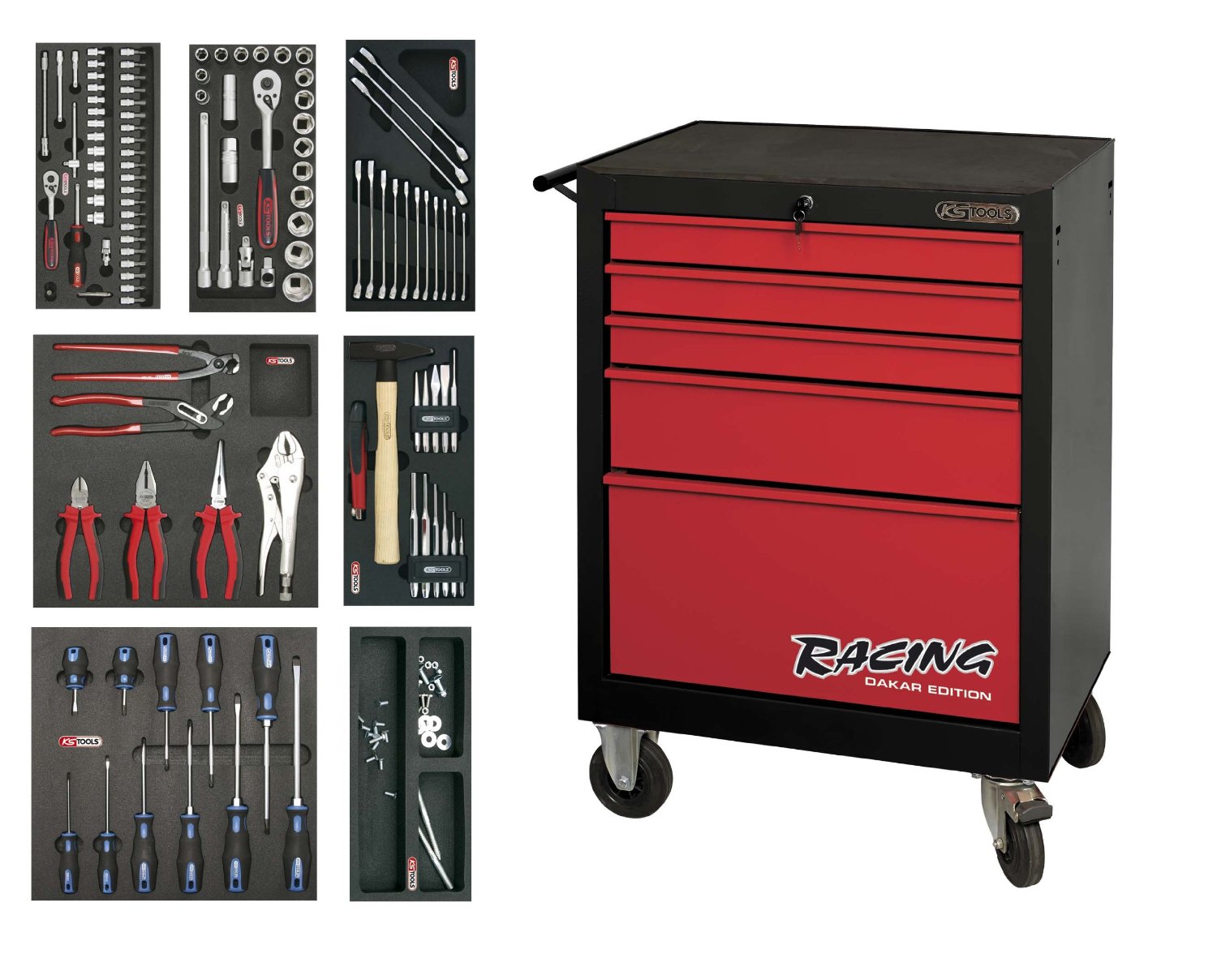 Servante d'atelier KSTOOLS - Servante nue ou équipée pour industrie, automobile VL/VU et poids lourds_1