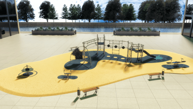 Structure multi-activités métallique Ninja Tegenaria - LD1SA3001 - Ludoparc - pour enfants dès 6 ans_1