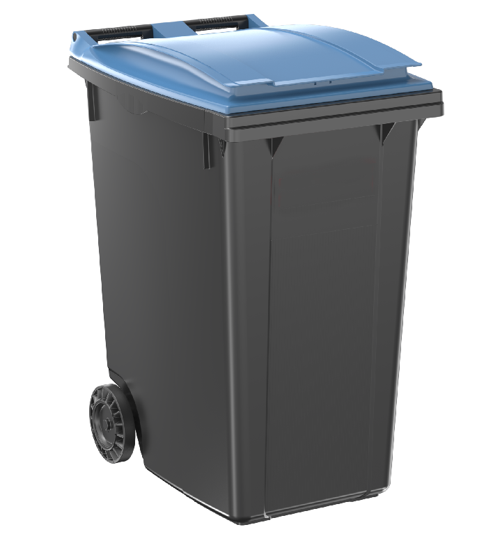 Conteneur 360 L - PEHD injecté - Norme EN 840 - Préhension frontale - Fabrication Française_1