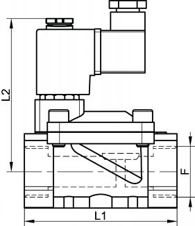 Électrovanne à membrane assistée - Inox 1.4408 - NF - Diamètres DN10 à DN50 - Température fluide -10°C à +90°C_1