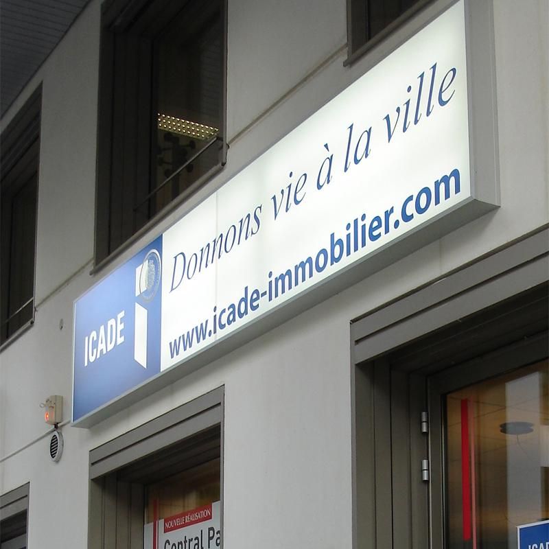 Galgarine - panneau d'enseigne simple face - dediservices - 2(l) x 0,8(h) m_1