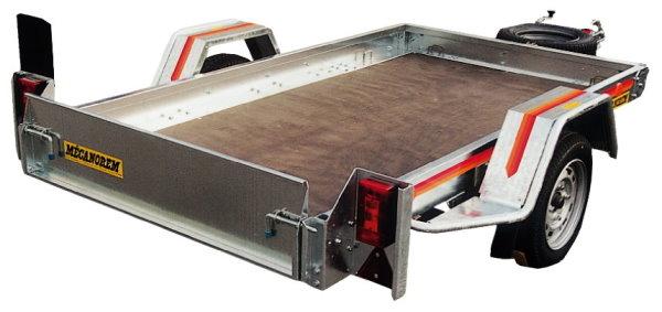 Remorque plateau MECANOREM - RPMS 601 F - PTAC : 1000 Kg - 1 essieu freiné - 305 x 170 cm - Référence MA227/3917_1