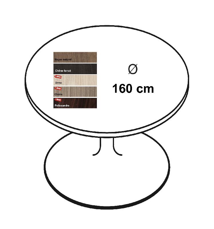 Table de réunion ronde Lithos - Dellarovere - Orme_1
