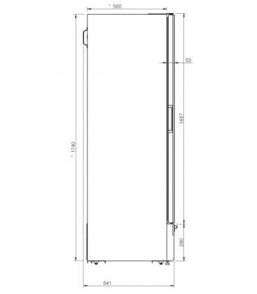 Vitrine verticale positive , pour chr, traiteurs, boulangeries, pâtisseries et chocolateries -glee mid 22 iarp_1