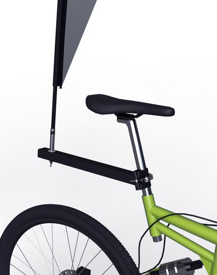 Voile avec fixation vélo - BIKE FLAG_1
