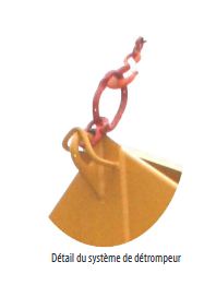 Benne à tuyau couchée avec boucles latérales de levage - TIC PF 1500L - Palonnier intégré pour plus de sécurité_1