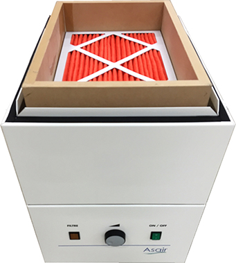 Caisson de filtration mobile pour poussières fines - type GFM - Filtration HEPA H13 99.95% - Compact et silencieux_1
